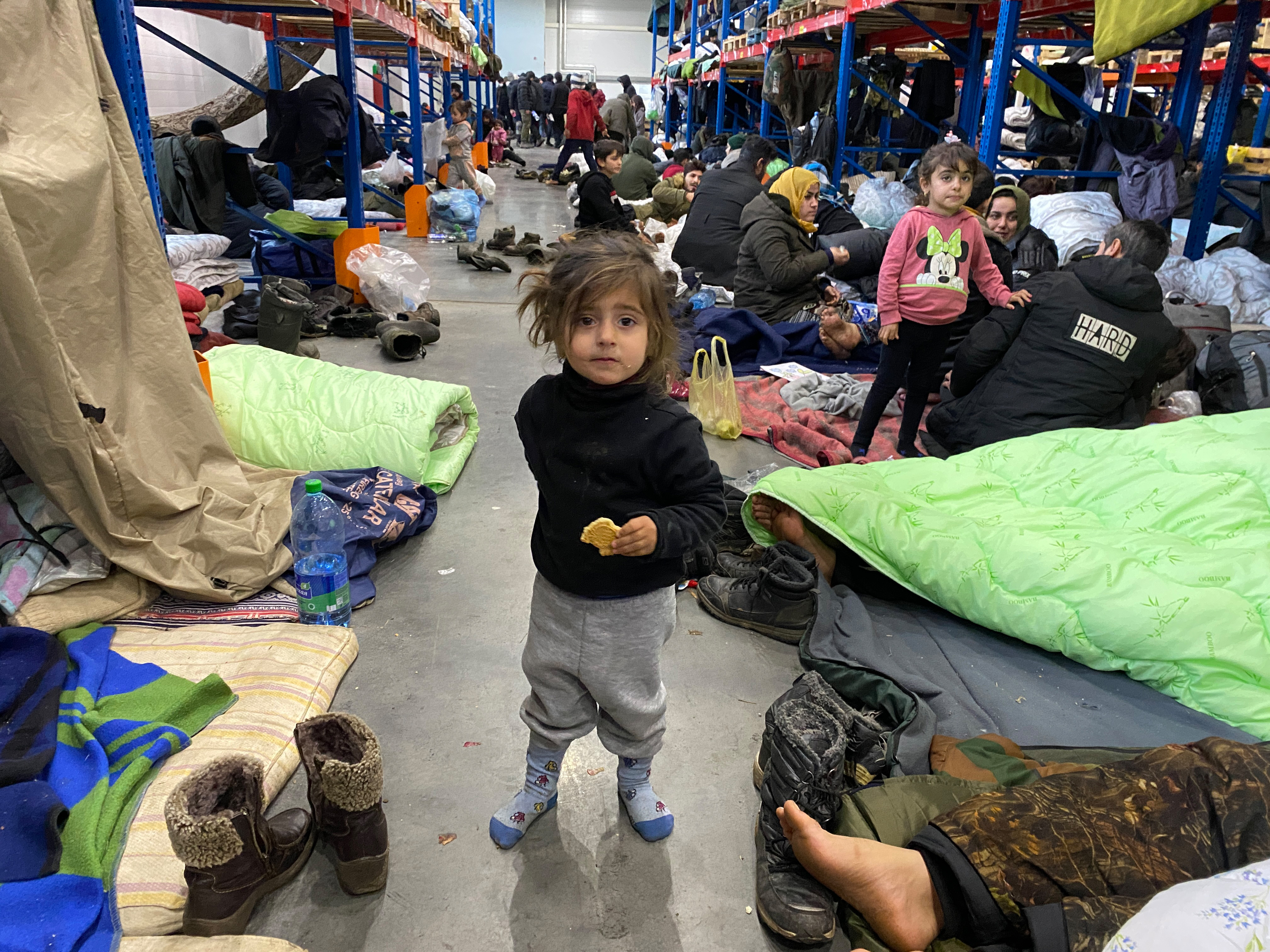 лагерь для беженцев в польше