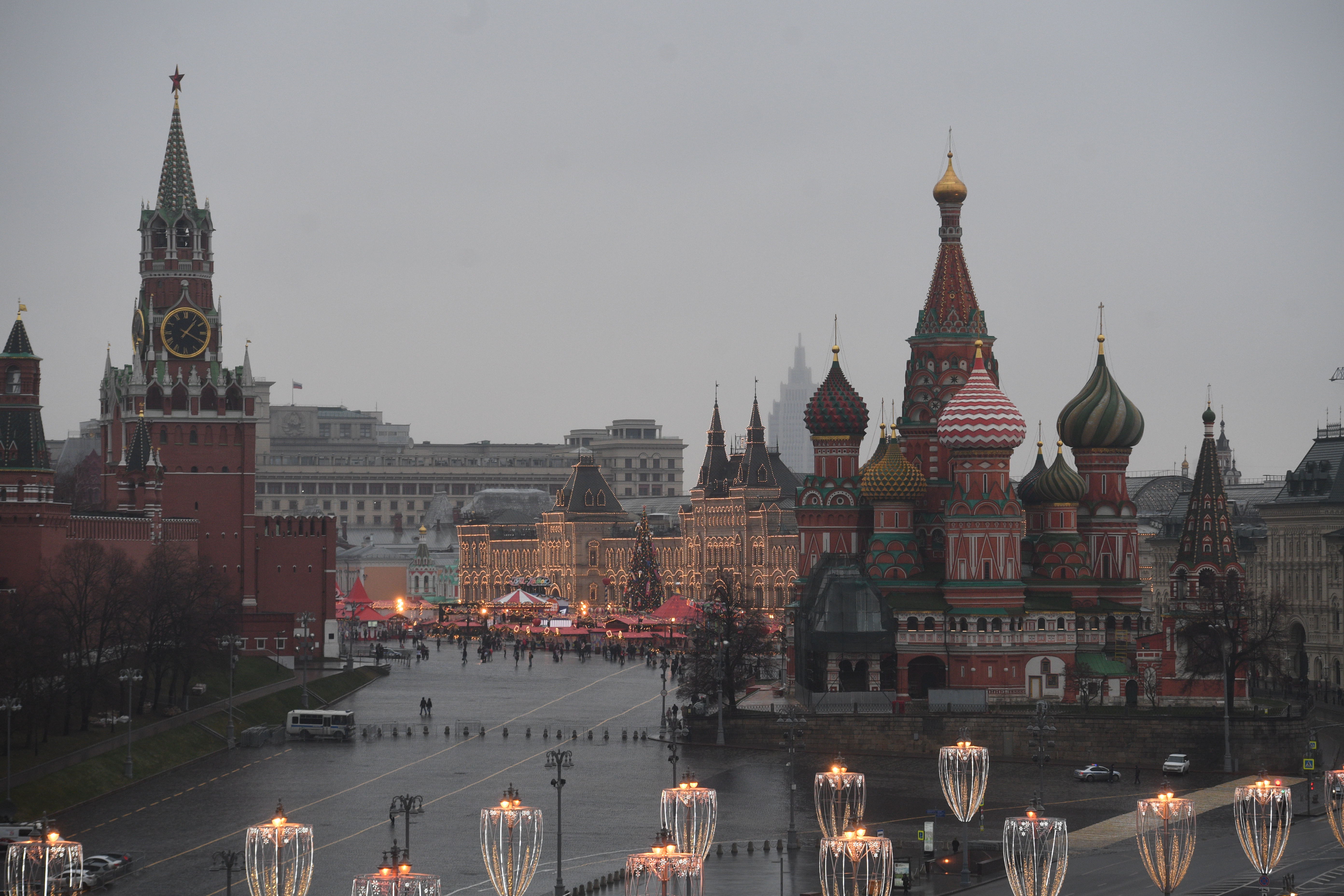 Резиденция президента в Москве на красной площади