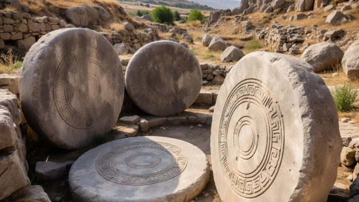 Шесть загадочных круглых камней весом более 200 кг нашли при строительстве в Турции