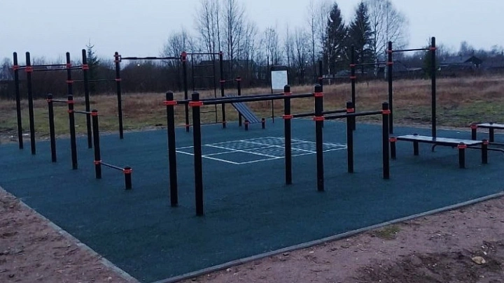 Универсальная спортплощадка появилась в Котласском округе