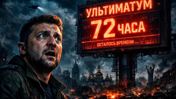 Терпение Путина лопнуло. Киев погас. Выставлен жёсткий ультиматум. Инсайдеры в панике: Зеленскому осталось 72 часа