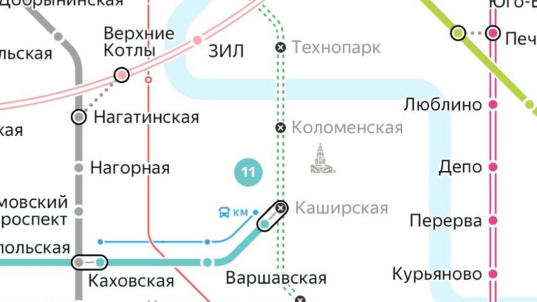 Схема зеленой ветки