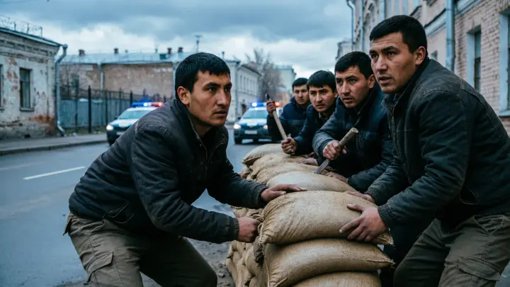 Группа мигрантов забаррикадировалась в лицее и скрывалась от полиции на крыше