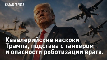 Кавалерийские наскоки Трампа, подстава с танкером и опасности роботизации врага. 
