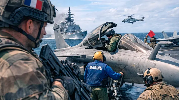 Уличные бои с русскими готовят к главной войне: Макрон собирает армию против США