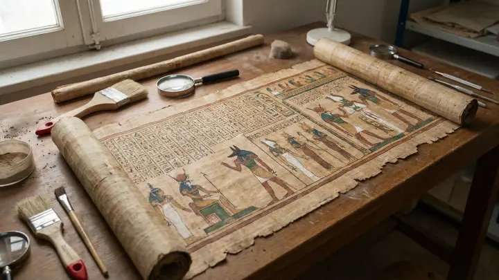 Древние свитки с тайным посланием возрастом 3000 лет нашли в Египте