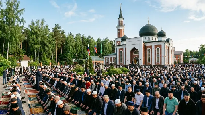 Около 350 тысяч мусульман соберутся на Курбан-байрам в Москве и Подмосковье