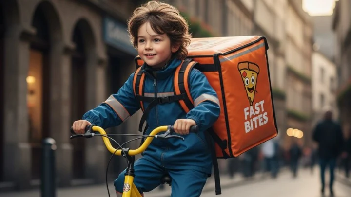 Семилетний курьер в Орехово-Зуеве вызвал бурю в соцсетях