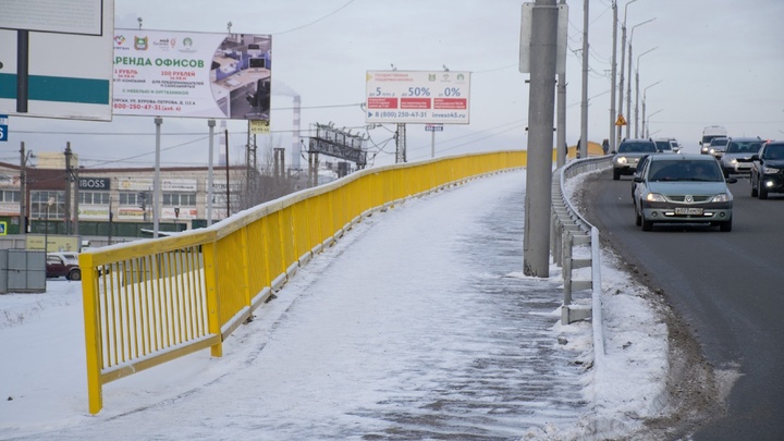 Власти Кургана рассказали, когда Некрасовский мост откроют для пешеходов
