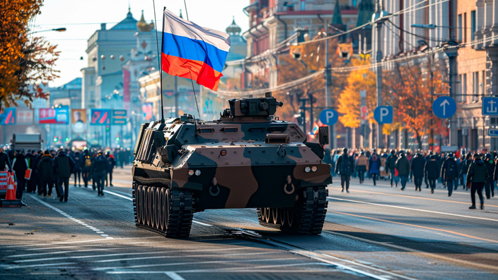 Для входа в Киев готов гусеничный штурмовик?: Неизвестный БТР замечен в Нижнем Тагиле