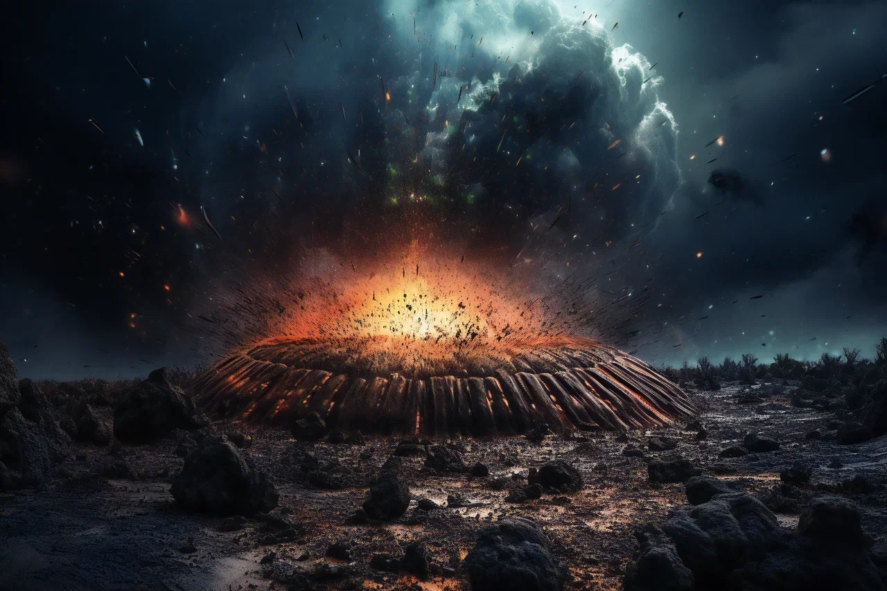 Фонтан лавы ударил на 70 метров ввысь: В США проснулся вулкан. Люди бегут смотреть трансляцию катастрофы