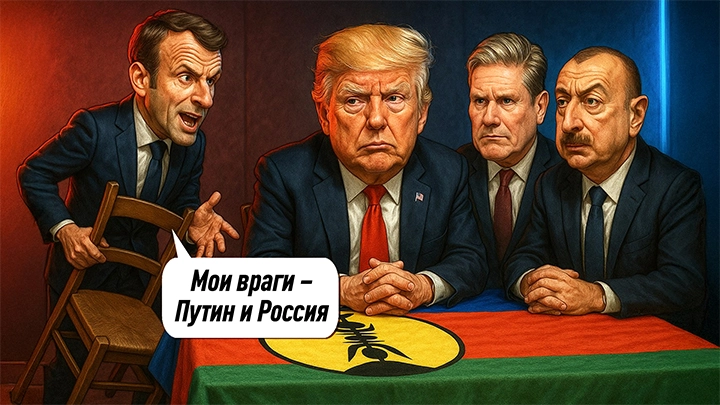 Двойная игра Баку вскрылась: Алиев ударил Макрона вместе с Россией и Китаем