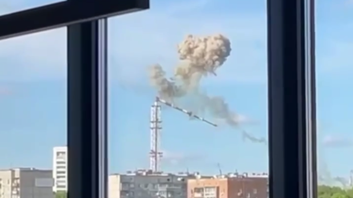 В Харькове после атаки ВС России повреждена телевышка