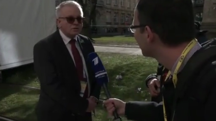 Русские поймали в Германии агрессивного немца-депутата и выдали ему базу на камеру