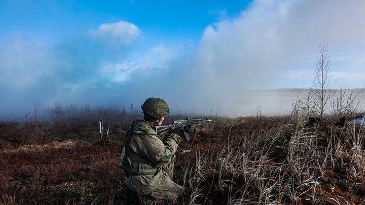 Русские десантники гранатомётами отпугнули ВСУ