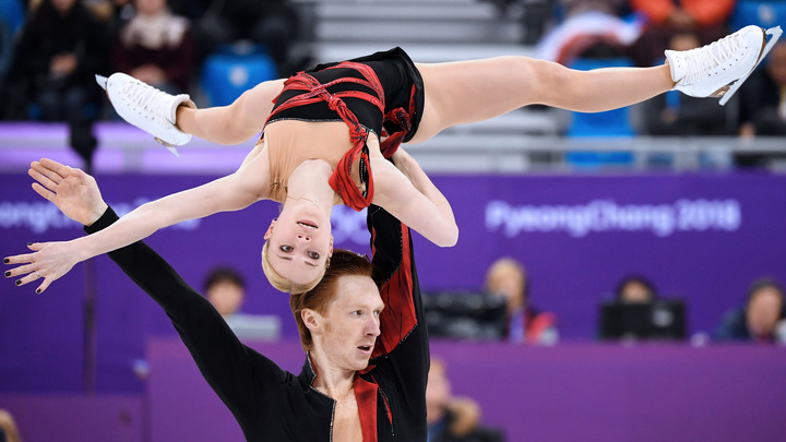 Фигуристы Евгения Тарасова и Владимир Морозов заняли четвертое место на Играх-2018