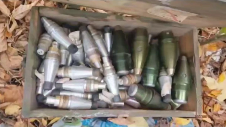 Крупный тайник в боеприпасами ВСУ обнаружила Росгвардия в ДНР