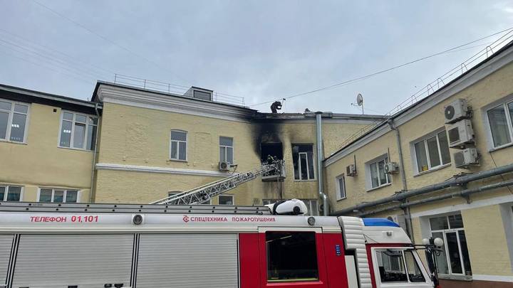 В московском фитнес-центре в пожаре погиб человек