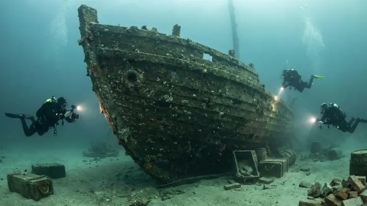 У берегов Дании найден гигантский суперкорабль XV века