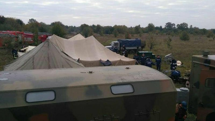 Жители Харьковской области сообщили о пожаре и взрывах на военном складе
