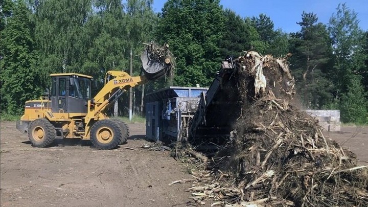 В Кинешме начала работать промышленная дробилка древесных отходов
