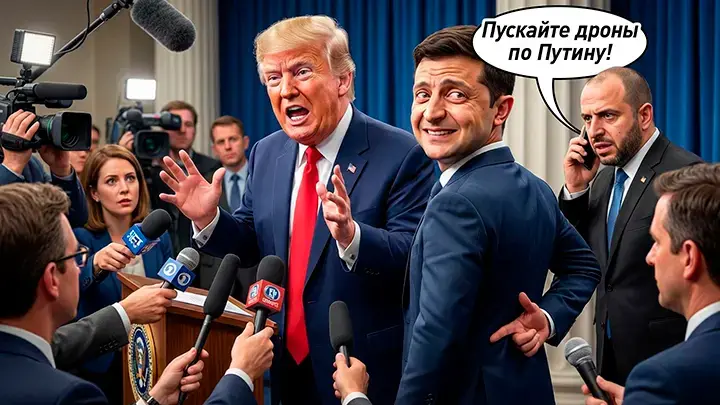 Зеленский после удара Орешником в панике обратился к Трампу. Папочка, защити