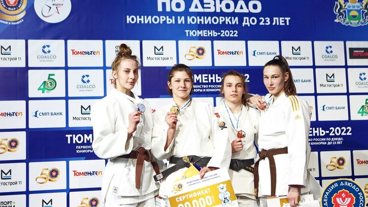 Золотая россыпь: воспитанницы Сергея Герасимова выиграли первенство России по дзюдо