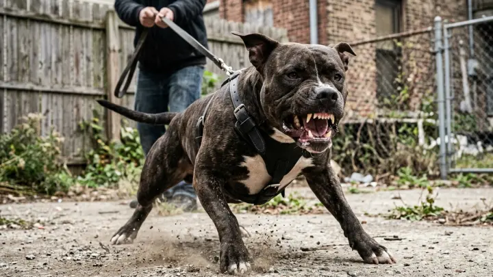 В Москве бегающий без привязи питбуль изуродовал лицо ребёнку