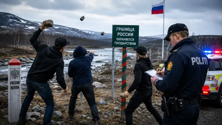 Полиция Норвегии оштрафовала шведов за попытку «запугать» Россию камнями через границу