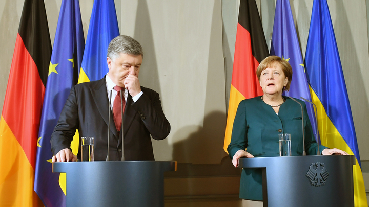 Порошенко и Меркель посекретничали о России и миротворцах в Донбассе