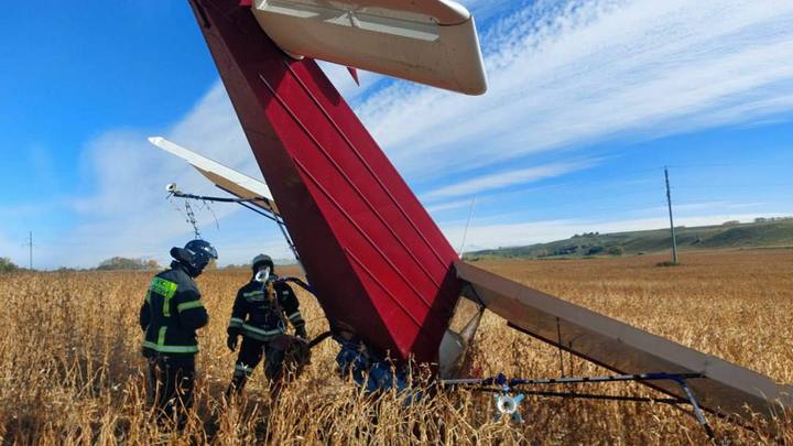 Самолёт рухнул в Алтайском крае. На борту был лишь пилот