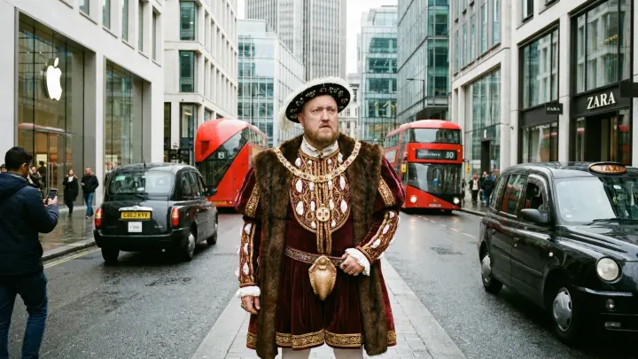 Пользователи Сети заподозрили Генриха VIII в путешествиях во времени