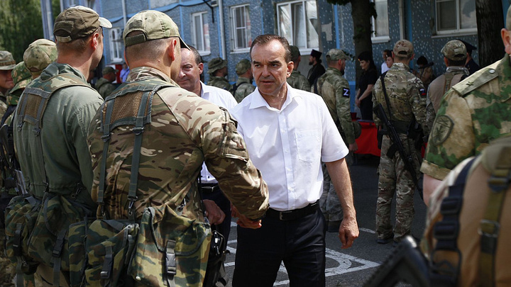 Губернатор Кубани поблагодарил участников специальной военной операции