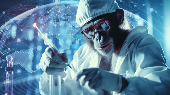 В Индии обезьяна похитила новорождённую прямо из рук матери