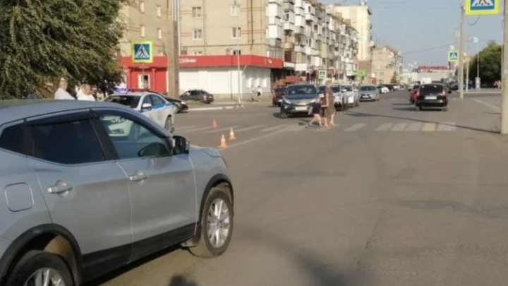 В Челябинской области  попало на видео ДТП 1 сентября с двумя школьниками