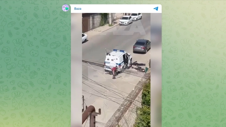 Перестрелка с полицейскими в Махачкале попала на видео
