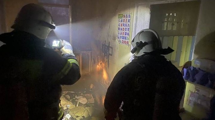 Игровая комната загорелась в детском саду в Нижнем Новгороде