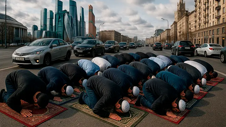 Азербайджан с ним поступил бы по-другому. Подлость с ножичком сойдёт мигранту с рук? Хусейн просто молился