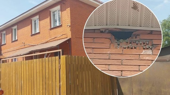 Шаровая молния прошила стену дома жителя Новосибирска
