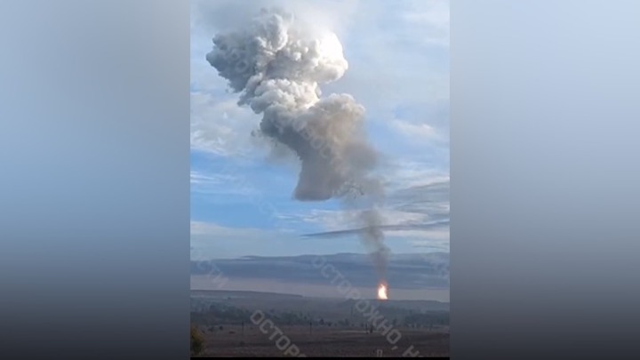 Мощный взрыв прогремел на газопроводе под Саратовом