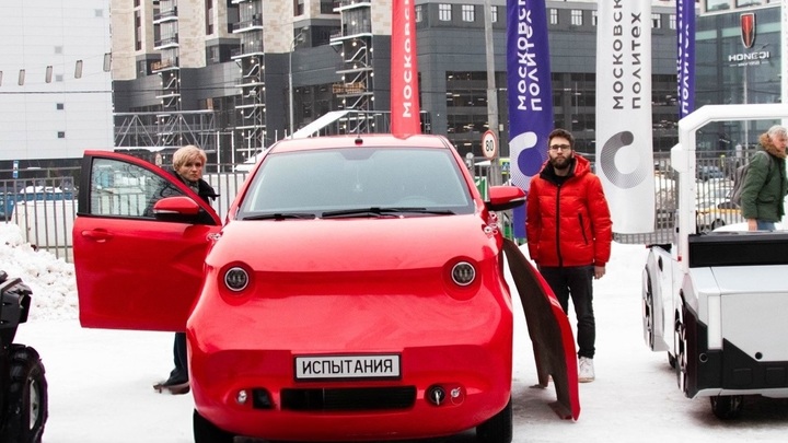 Московский политех и «Автотор» представили прототип нового электромобиля