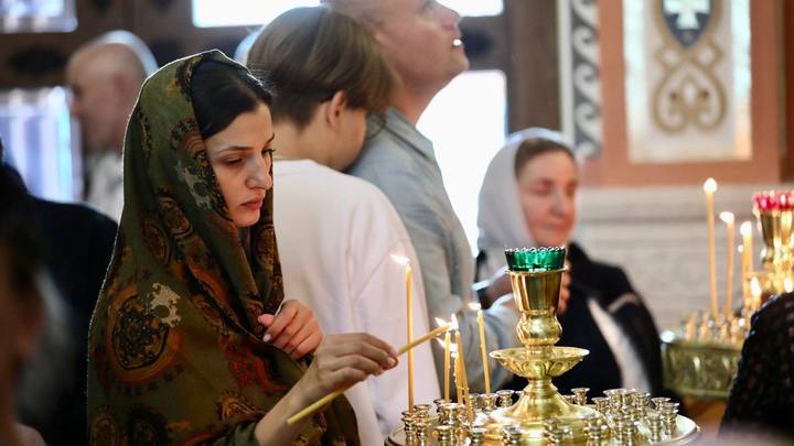 Патриарх Кирилл провёл богослужение в храме Святого Апостола Андрея Первозванного в Геленджике