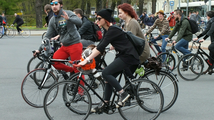 На улице Соколова-Соколенка обновили разметку на велодорожках