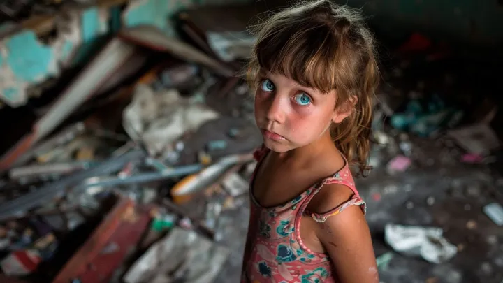 Пятилетняя девочка одна из семьи спаслась, прыгнув из окна во время атаки дрона