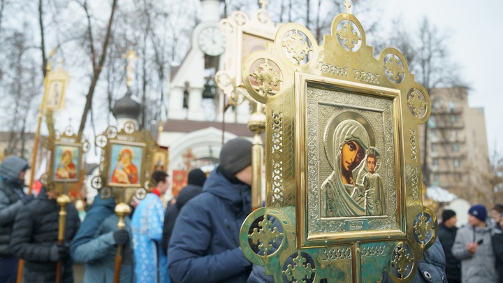 Крестный ход в честь Казанской иконы Божией Матери прошел в Иванове