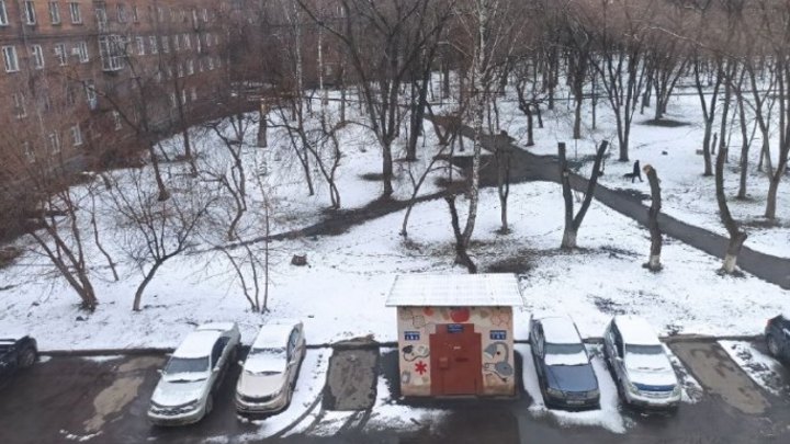 Юг Кузбасса накрыло мощным снегопадом