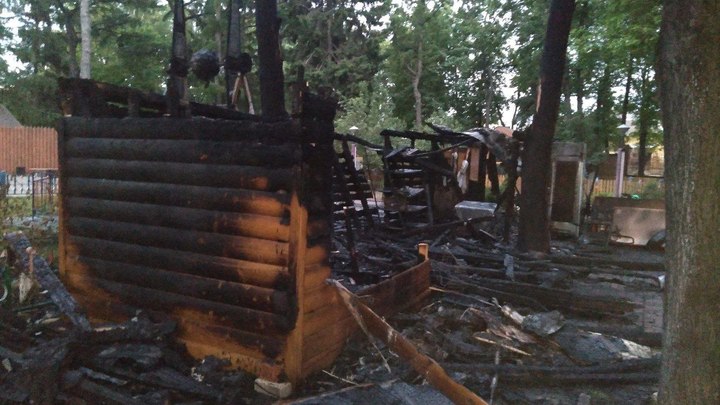 Ночью в Балахне произошёл пожар в зоопарке