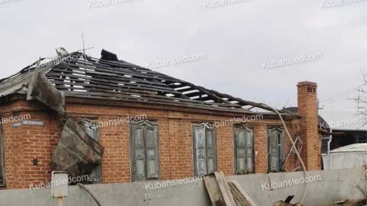 В Усть-Лабинском районе в пожаре погибли 80-летняя пенсионерка и её сын