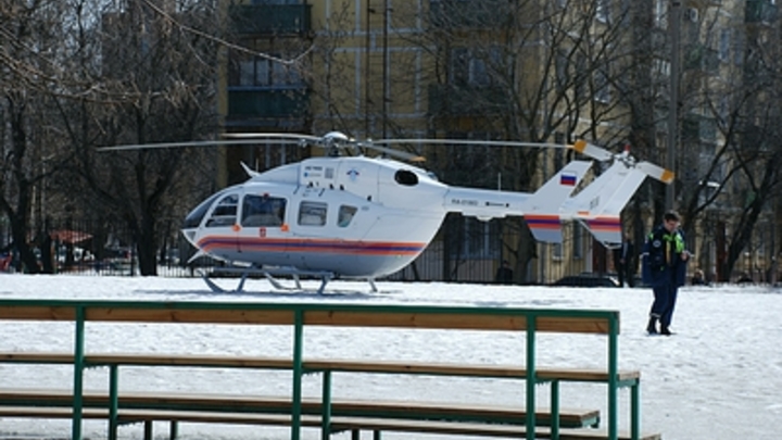 Краснокаменских рожениц доставляют в Читу на вертолётах санитарной авиации