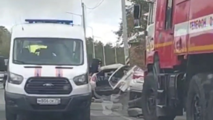 В Сухой Пади в жёстком ДТП погиб водитель Тойоты